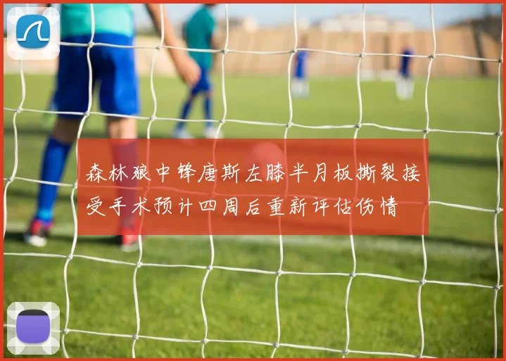 森林狼中锋唐斯左膝半月板撕裂接受手术预计四周后重新评估伤情